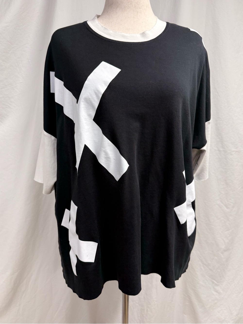100% Pima Cotton Black Top - Made in Peru